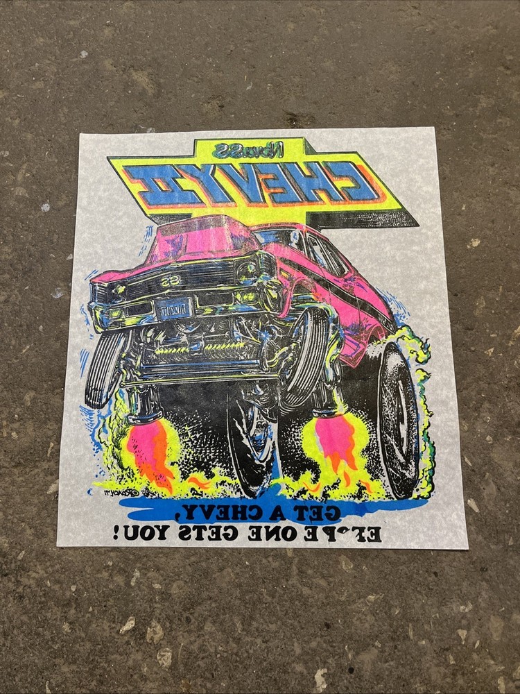 Vintage Chevy Iron On