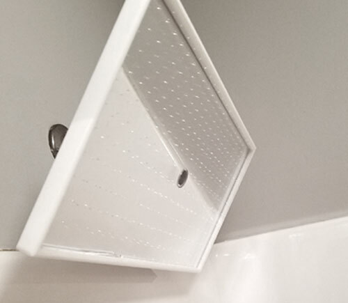 Large Crystal Clear Shower Head - Luxury Firm Pressure Rainfall Showerhead - NEW