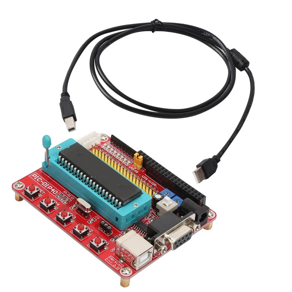 PIC16F877A Microcontroller Learning Board Development Kit with RS232 Interfac...