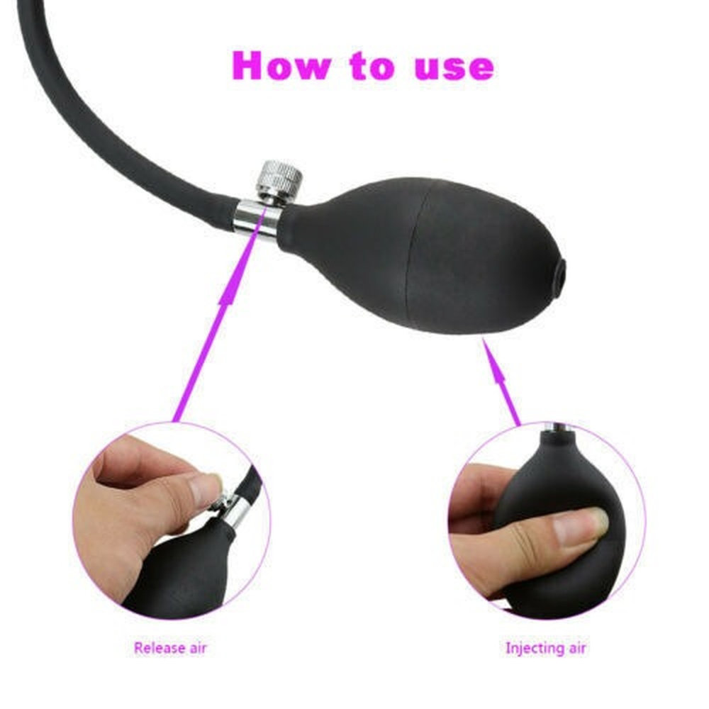 Silicone Inflatable Insert Plug Sounds Sounding Sounds for Men Enhancer Sounds