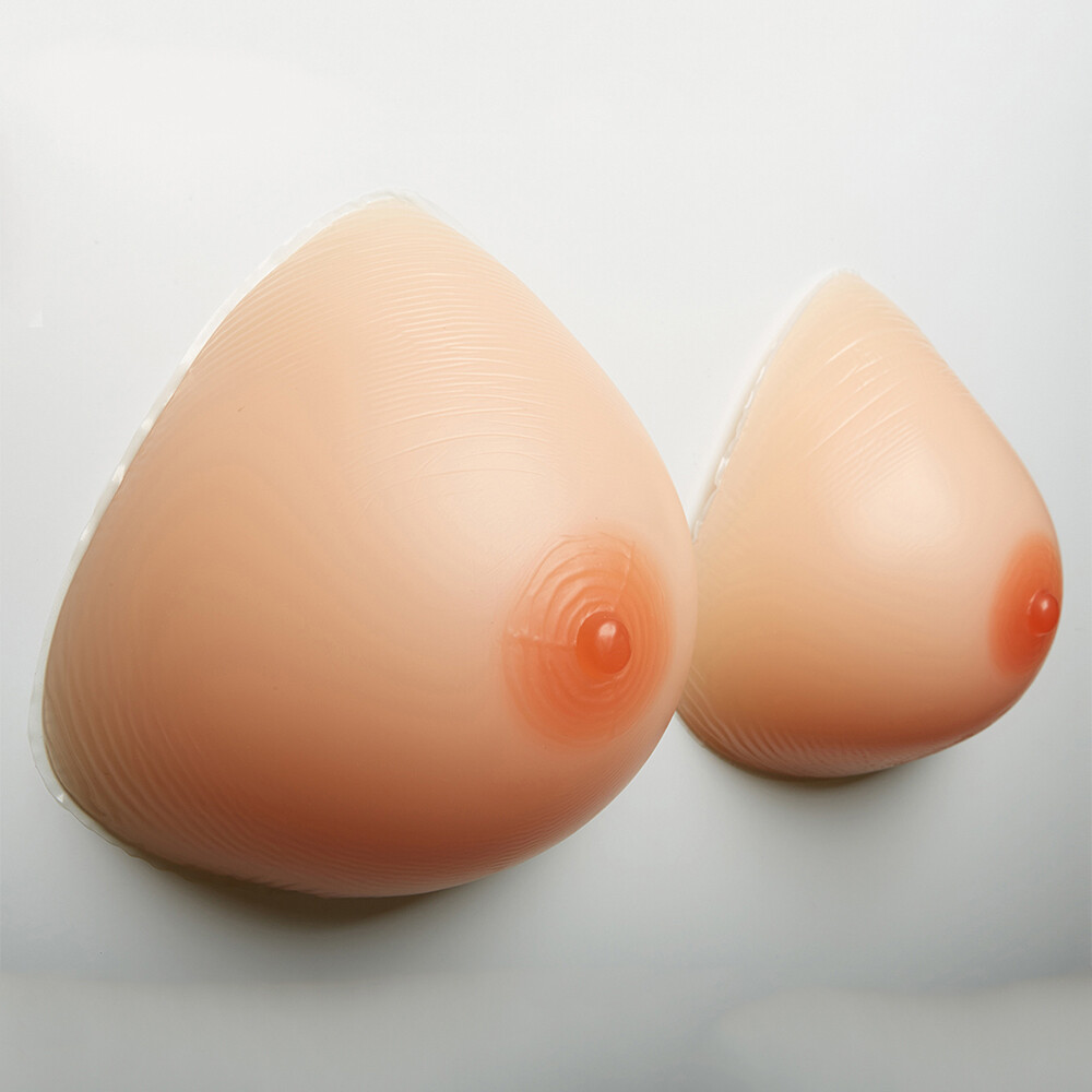 KnowU Triangle Silicone Breast Forms Boobs Enhancer For Crossdresser Transgender