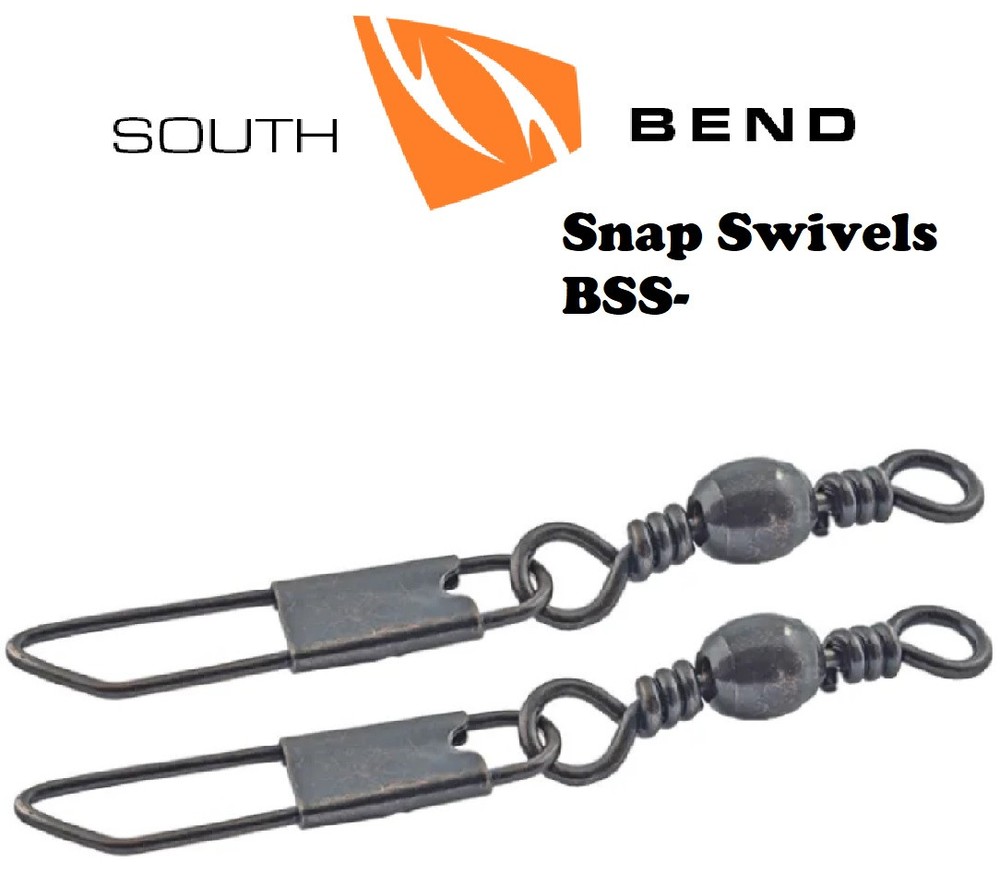 South Bend Snap Swivels Black