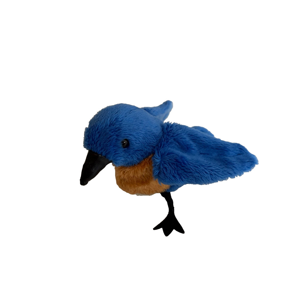 Folkmanis Mini Bluebird Finger Puppet Small 5" Plush Stuffed