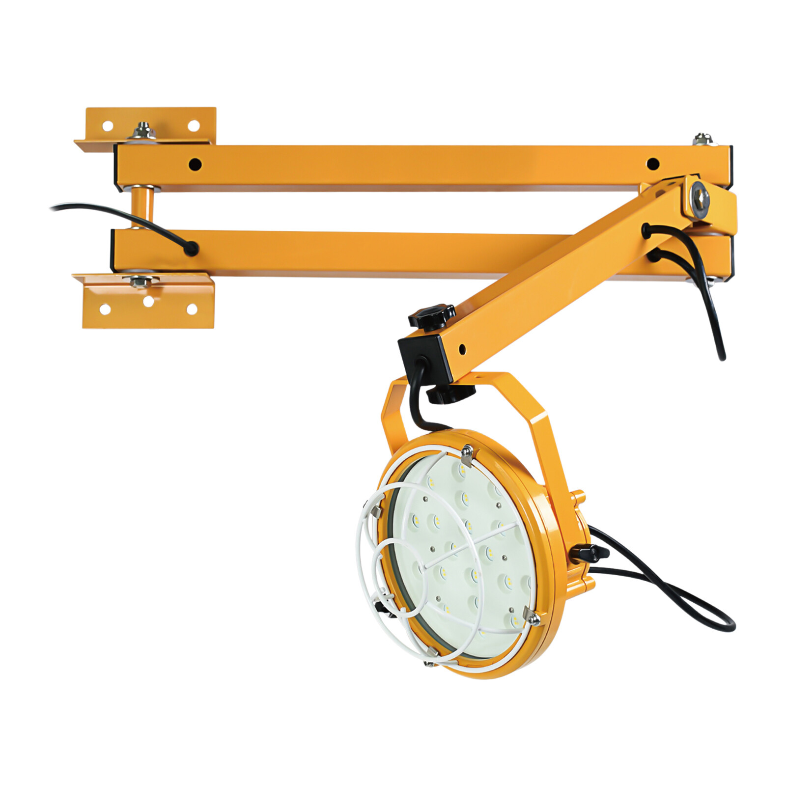 50W LED Loading Dock Light 40" Double Swing Arm Dock Light 6000 Lumen IP65 US
