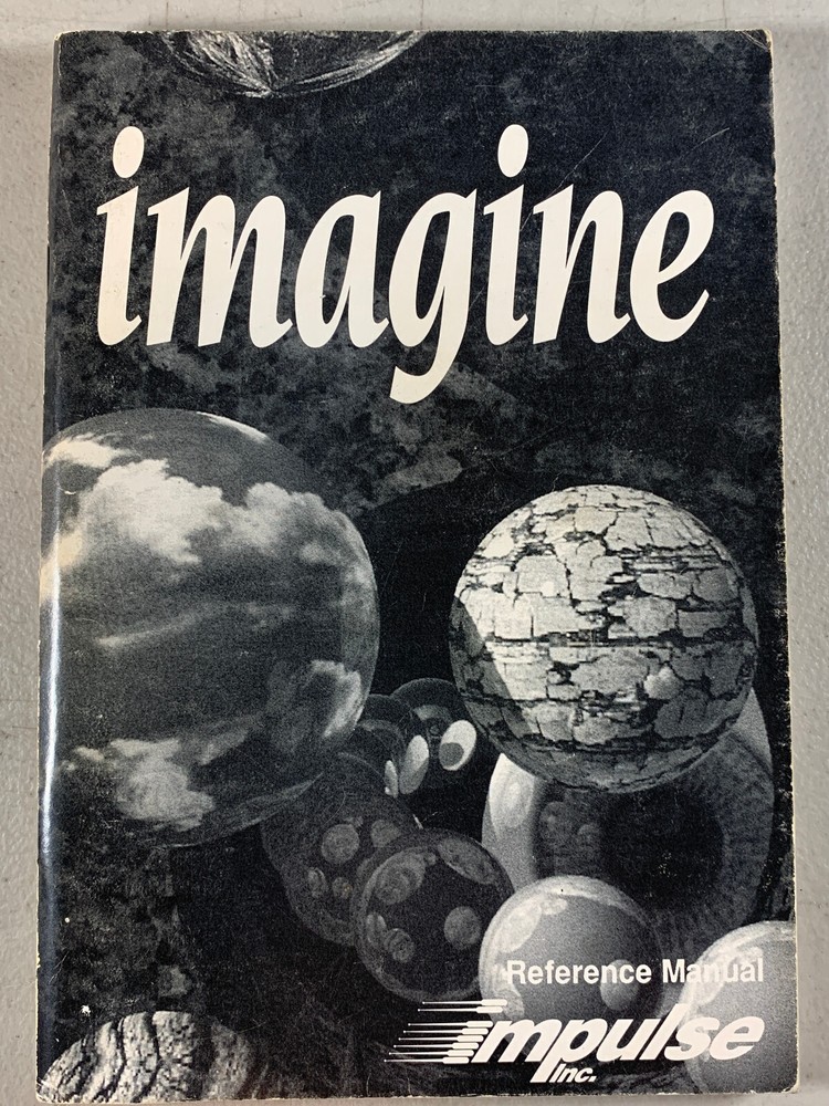 Vintage 1990 Imagine Reference Manual Only 3D Animation Rendering System Amiga