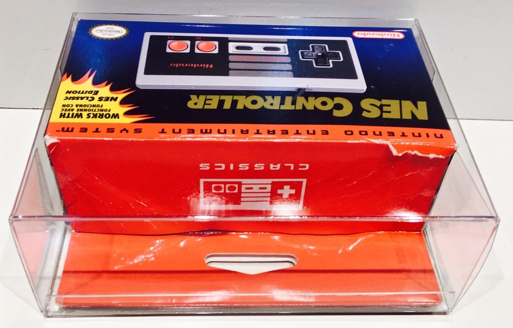 1 Box Protector for NES CLASSIC MINI CONTROLLER Nintendo Case Fits EU Size too!