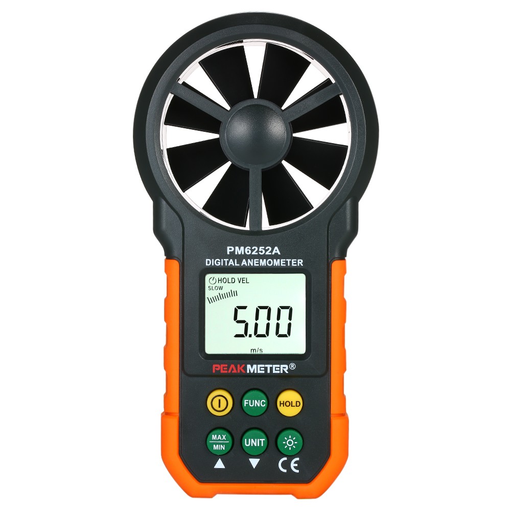 1-Wind PEAKMETER Handheld Anemometer Portable Wind Speed Meter CFM Meter C5O3