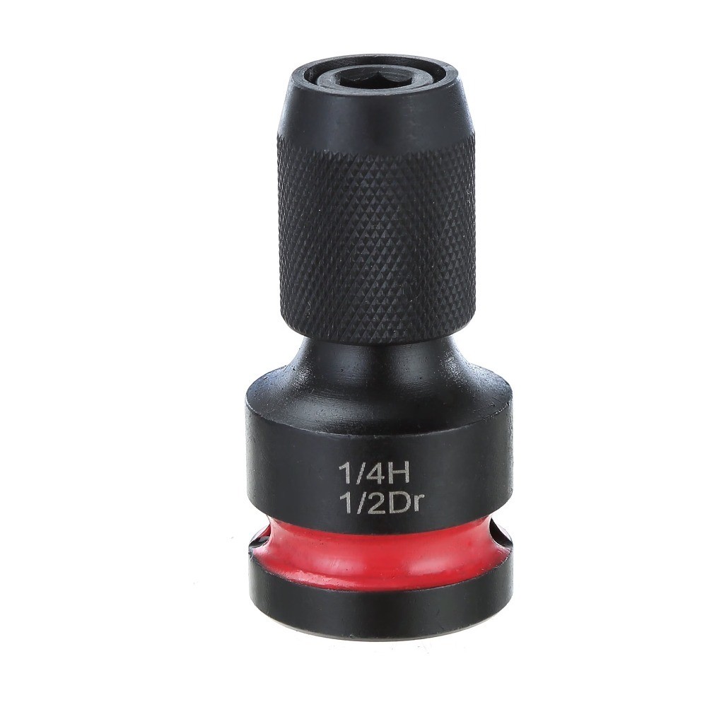 1/2 inch to 1/4 inch Quick Release Impact Adapter for Socket Sets