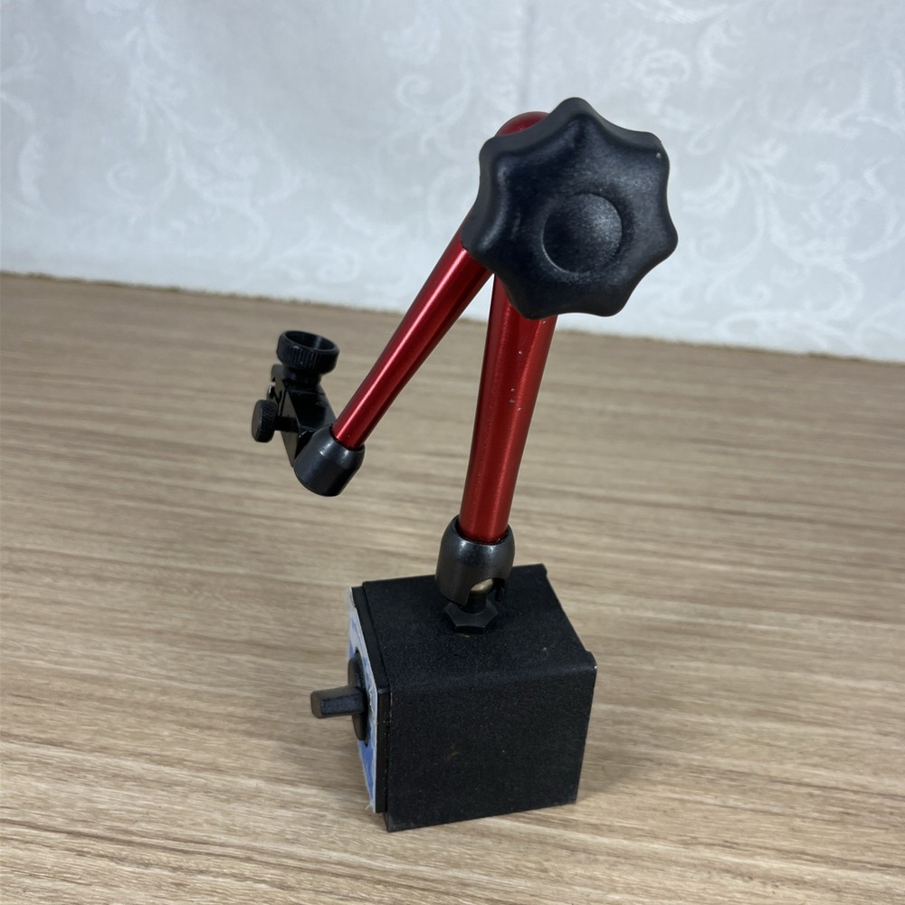 Magnetic Base Stand 3/8” Adjustable Holder Digital Dial Test Indicator & Extras