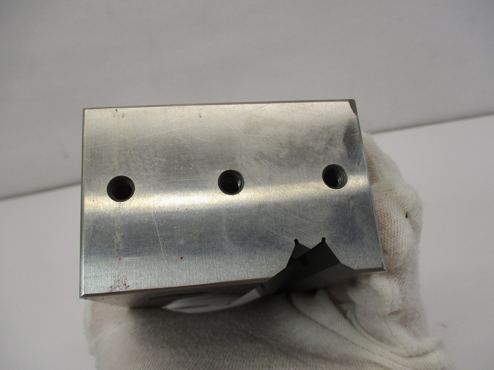 Fly Press Tool Vee Block 1/2" Bolt Down Hardened Ground Vee's Toolmaker Made EC