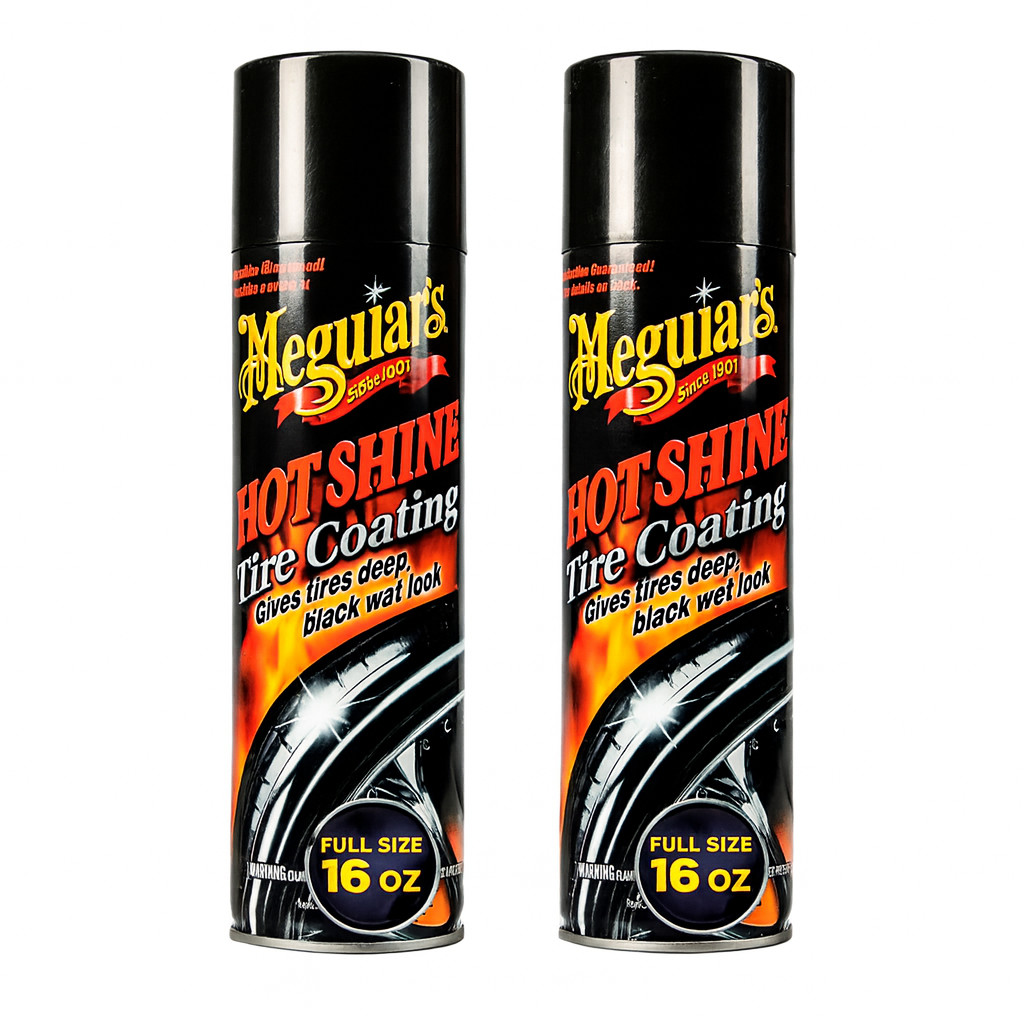 Meguiar's Hot shine High Gloss Tire Coating, G13815, 15 oz, Aerosol