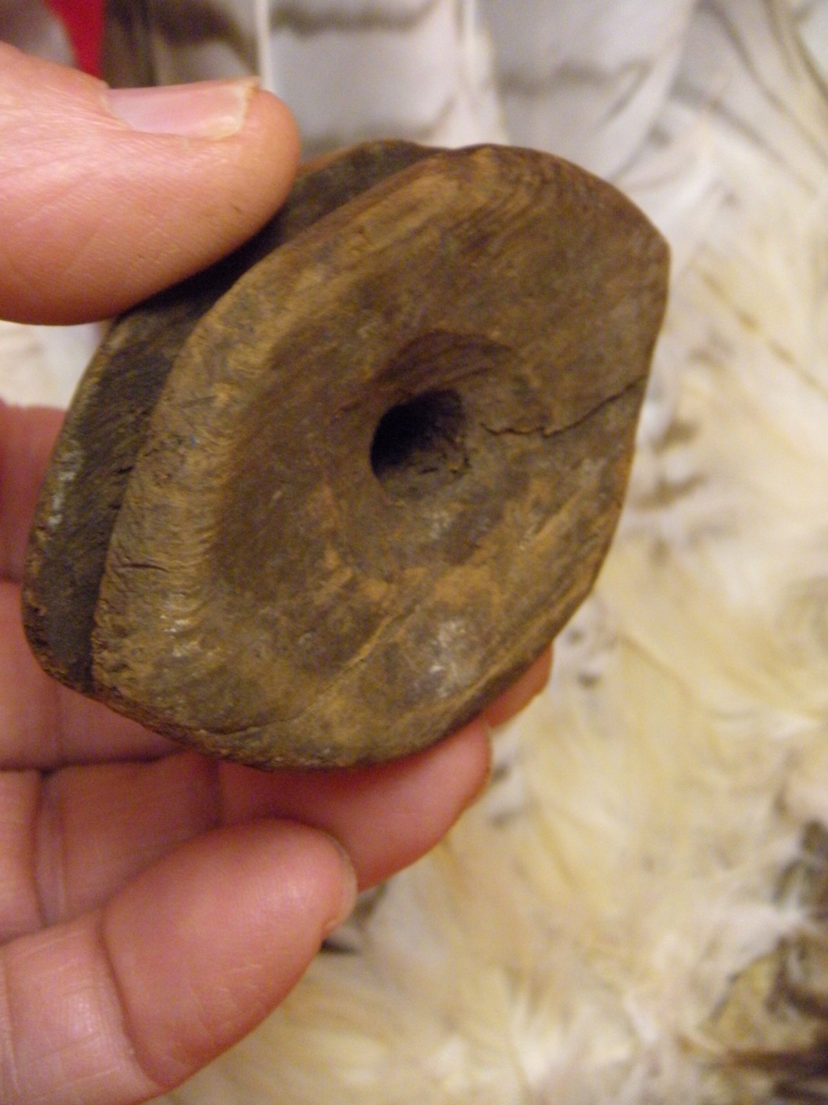 ESKIMO ARTIFACT SEAL FLOAT INFLATOR BERING SEA THULE CULTURE 1600'S SEAL FLOAT