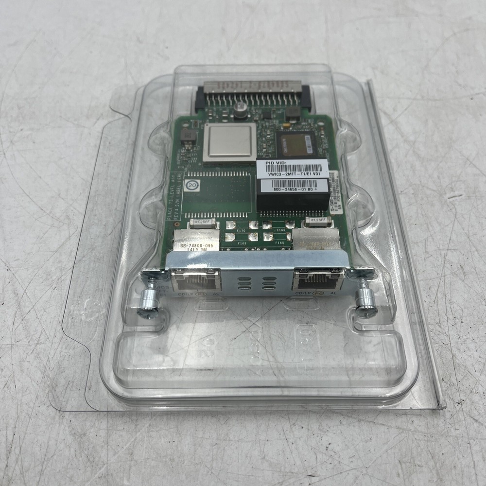 Cisco VWIC3-2MFT-T1/E1 2-Port Voice / WAN Interface Card