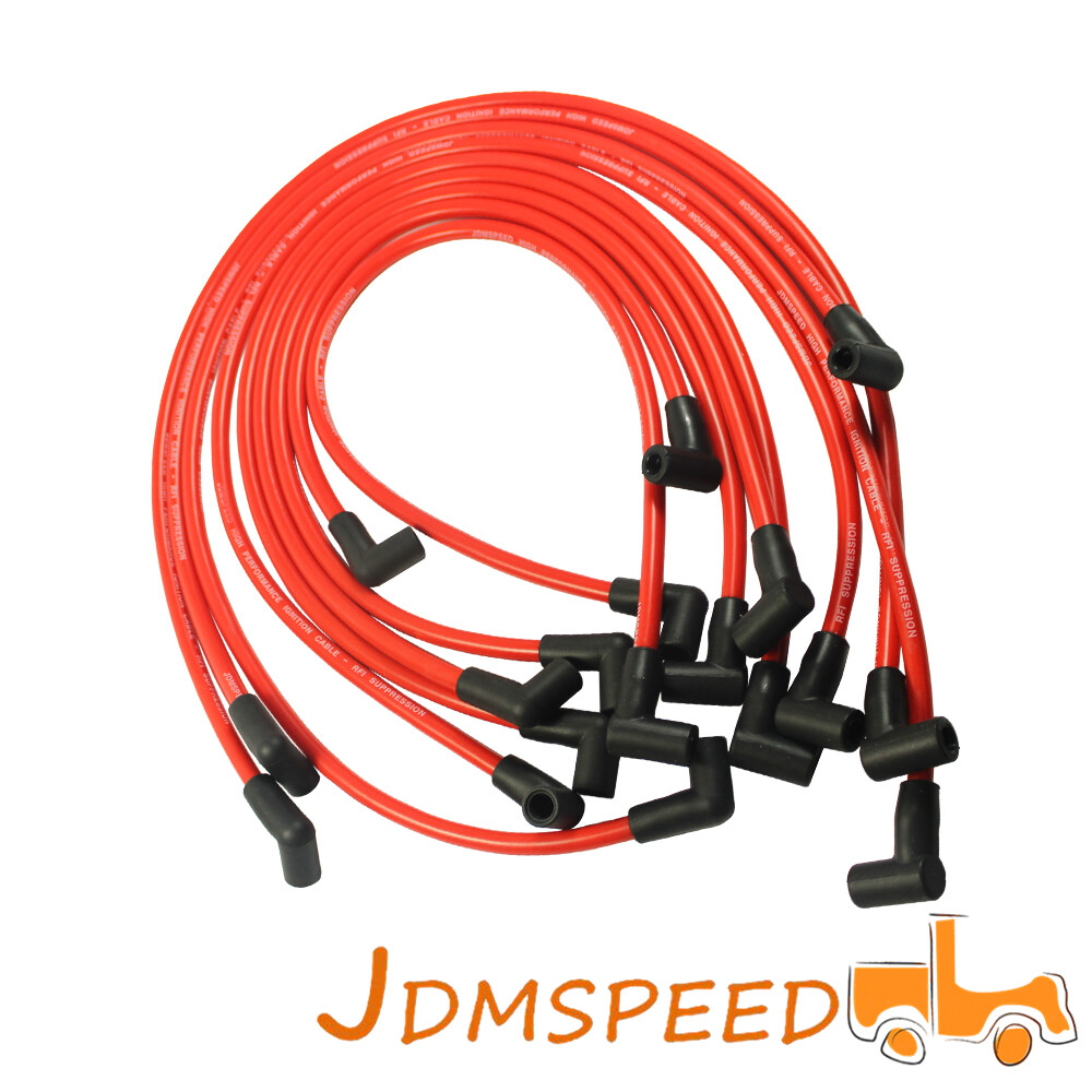 10.5 MM High Performance Spark Plug Wire Set 350 383 454 Electronic SBC BBC HEI