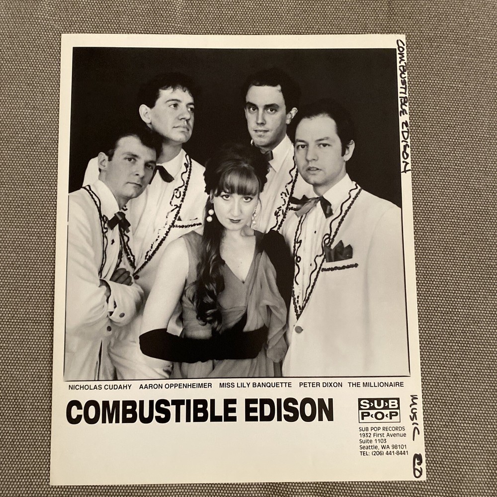 Combustible Edison Press Photo 8x10”. See Description.