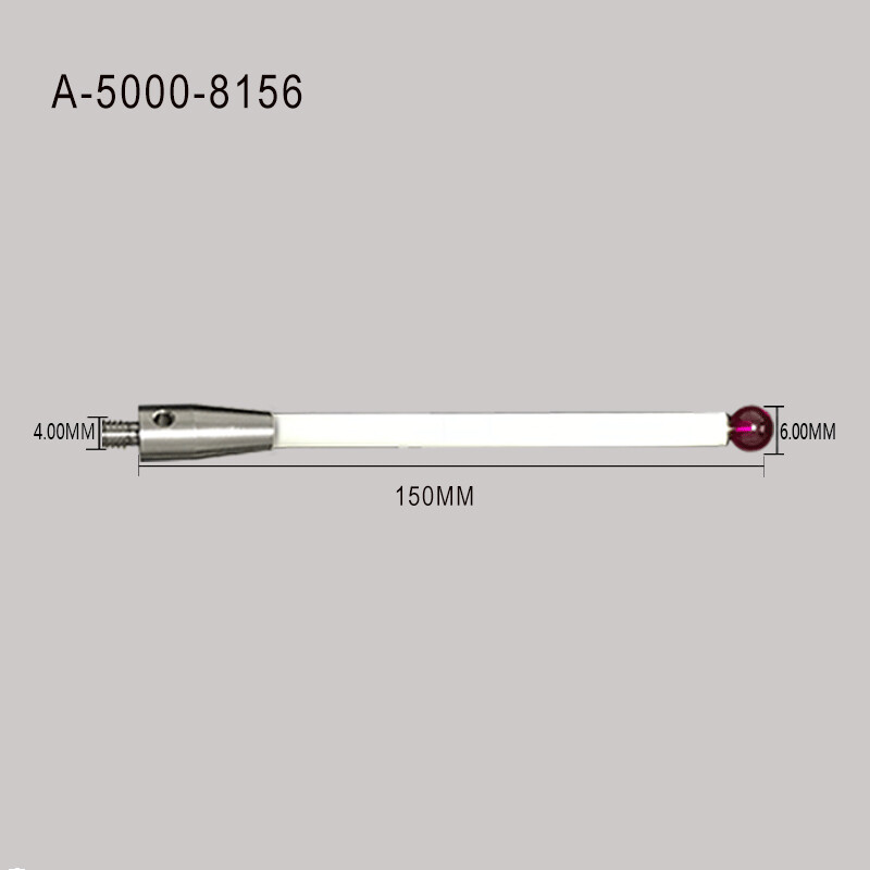 CMM Touch Probe Stylus 6mm Ruby Ball Tips 150mm Long M4 Ceramic Stem A5000-8156.