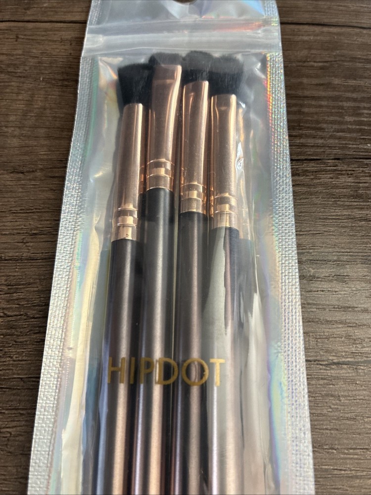 NEW (4X) Hipdot Makeup Brushes: Shading, Contour, & Precision - 4 pc Lot