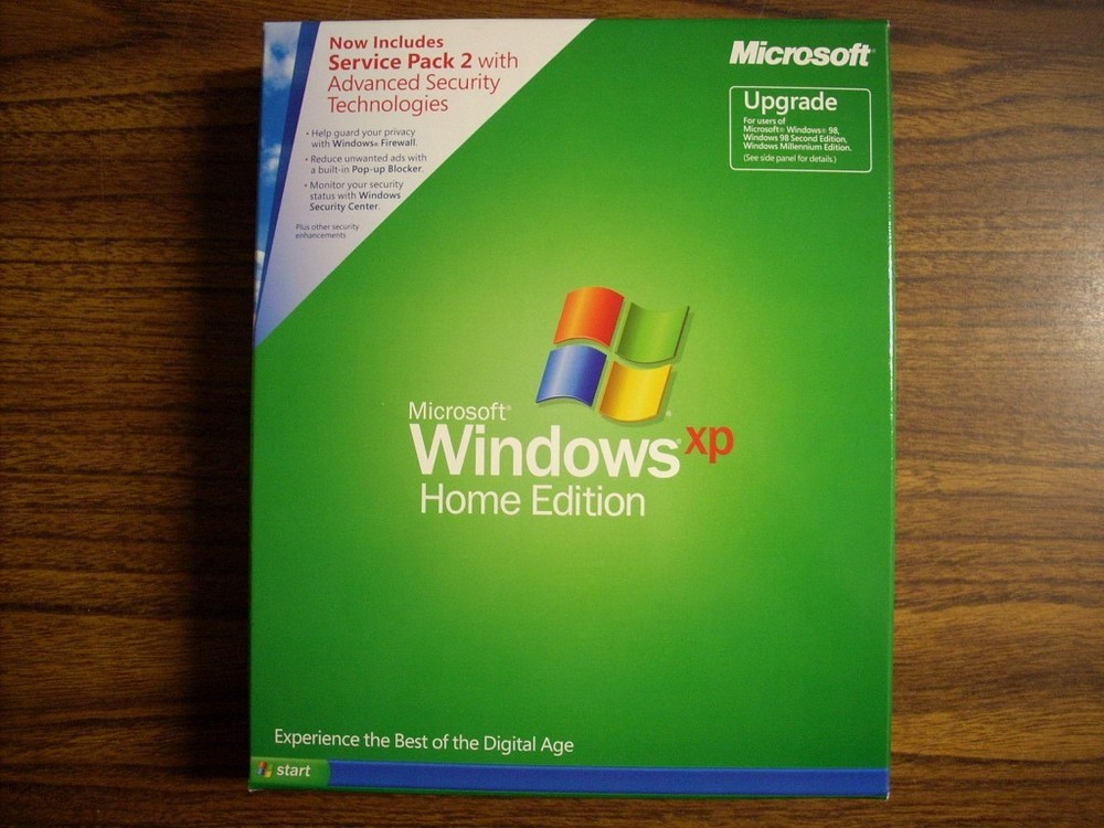 Microsoft Windows XP Home Upgrade with SP2
