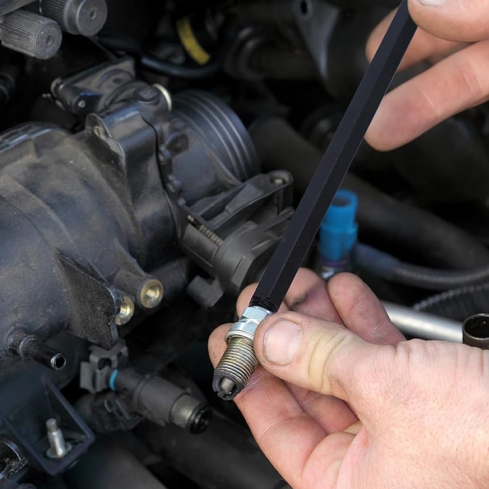 Broken Spark Plug Removal Tool Reverse Thread 10mm Hex Extractor for Car Engines