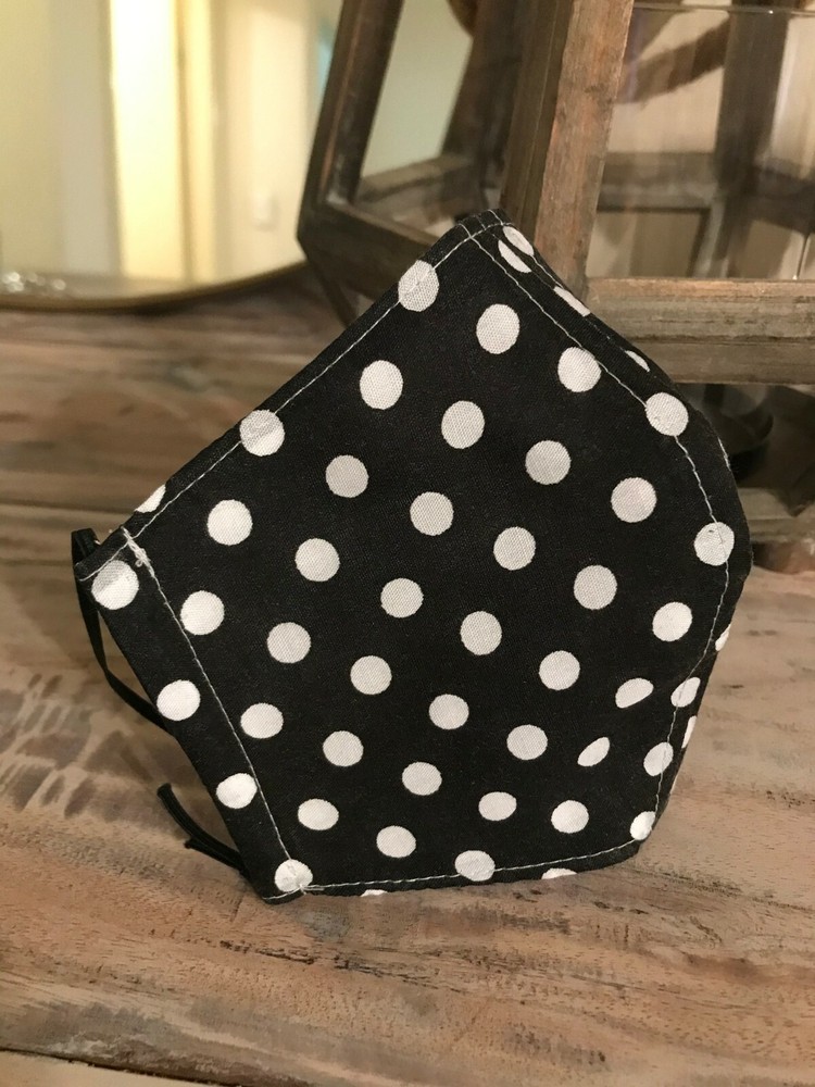 Reusable washable Face Mask 3 Layers * Dots * Made in Australia