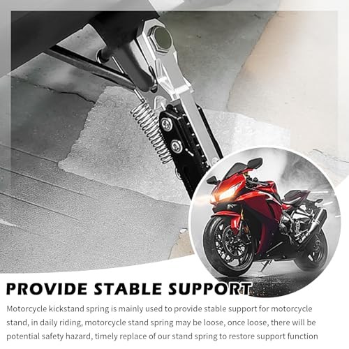 6PCS Bike Kickstand Spring Kit,Multi-Size Motorcycle Kickstand Spring Kit for
