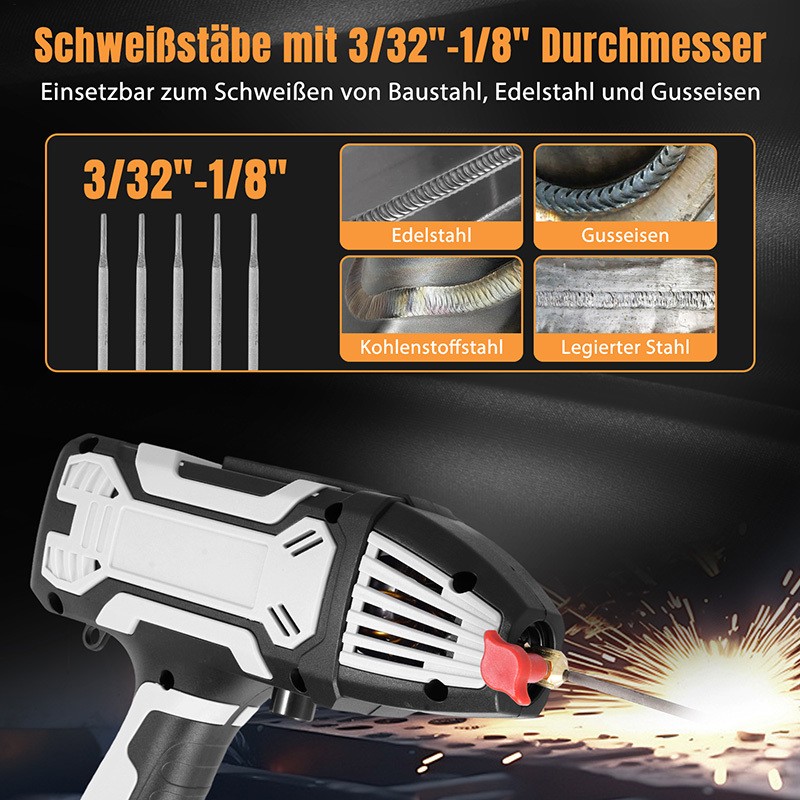 machine 20-200A handheld kit welding small welding portable 3000W gun