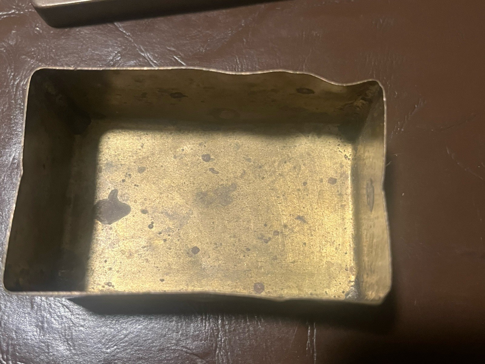 Japanese Military Brass Ammunition/Utility Box 3 Inches