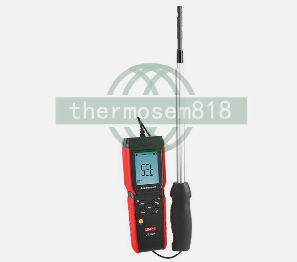UNI-T UT362H Hot Wire Anemometer Sensor Wind Velocity/Volume/Temperature Tester
