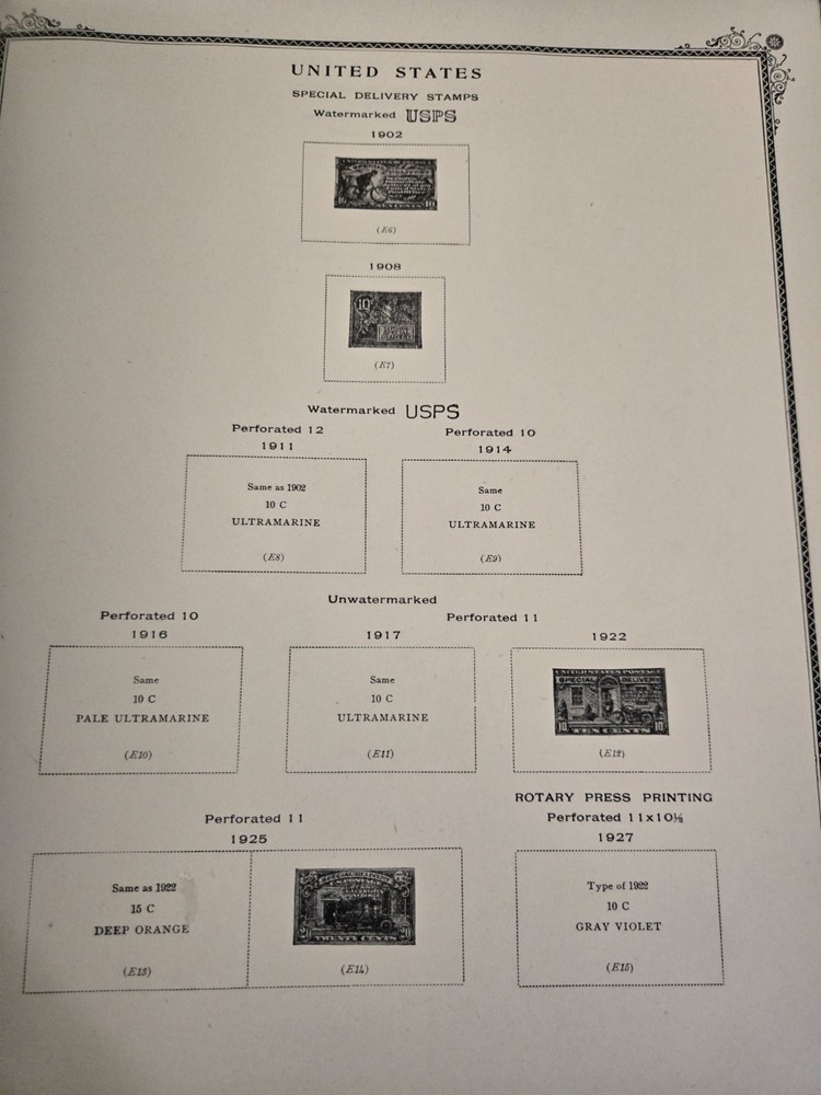 Scott The American Album for United States Stamps 1942 Unused See Details