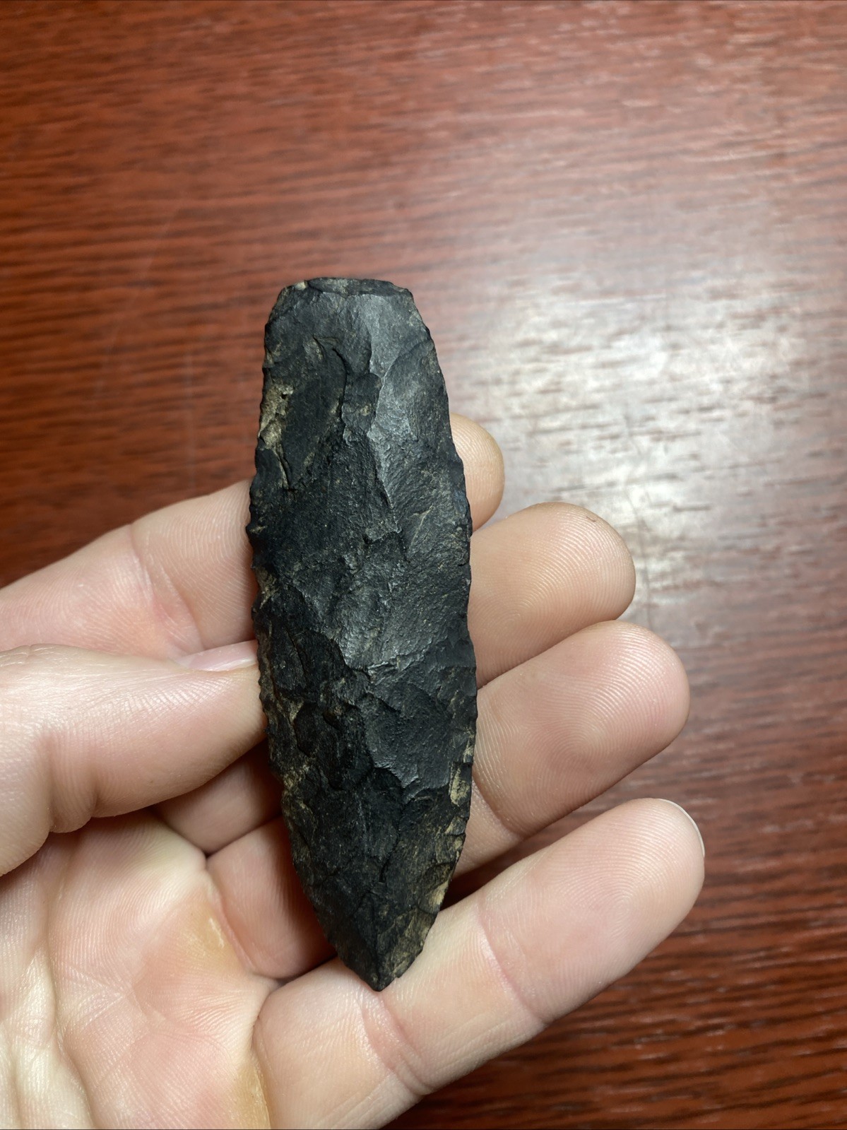 MLC s8263 3 1/4” Paleo Lanceolate Arrowhead Ohio Stone Artifact