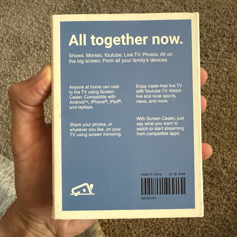 TV Buddy Screen Caster Streaming Device to your TV HDMI Android Iphone Apps