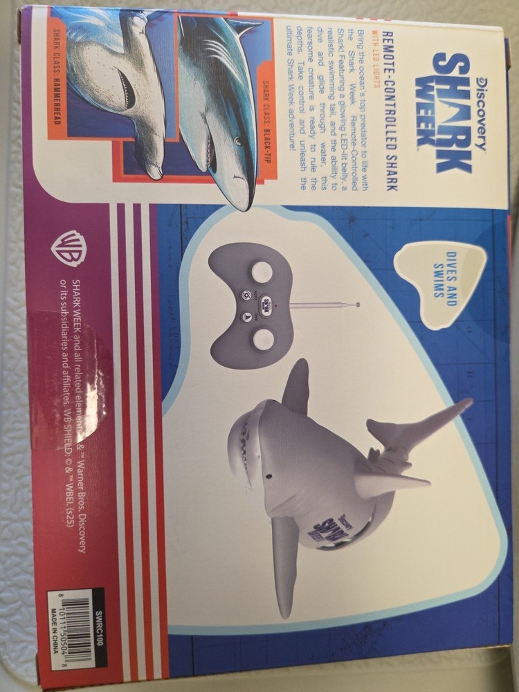 Remote Controlled Shark With Led Lights