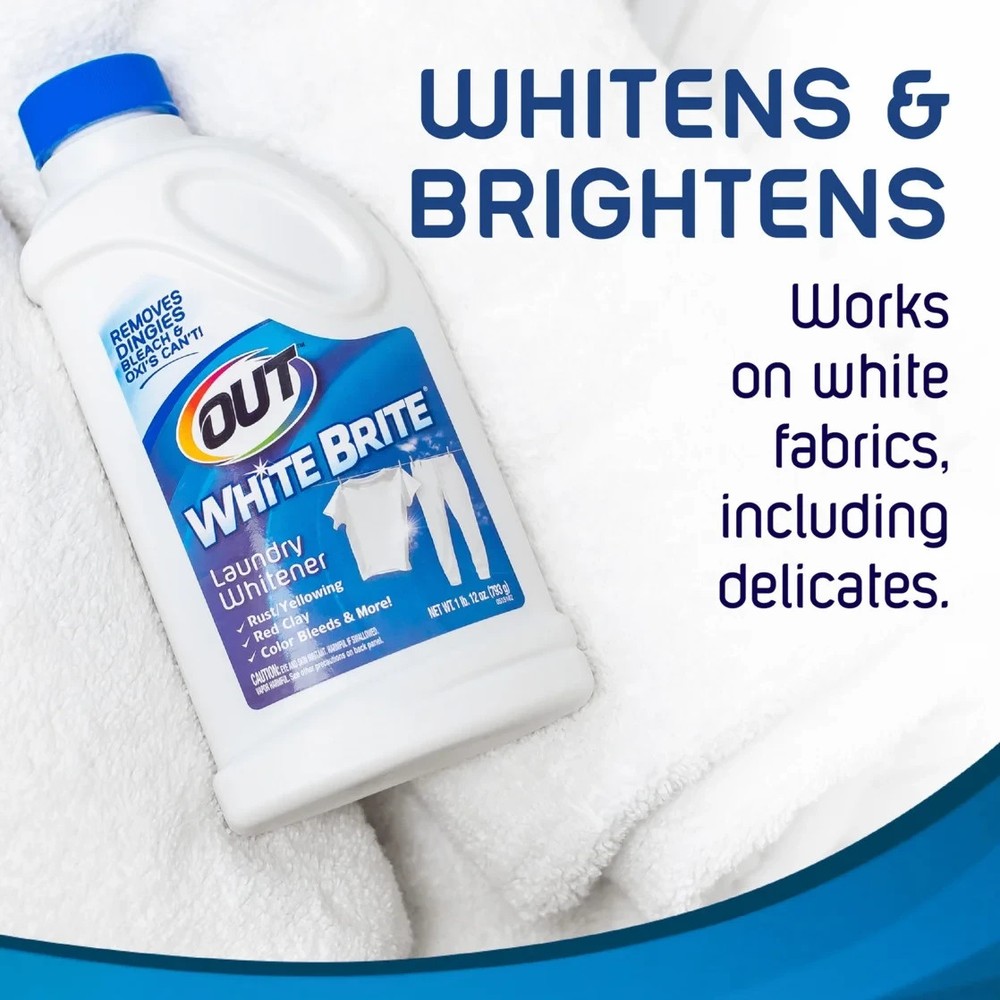 Out White Brite Laundry Whitener, 28 oz