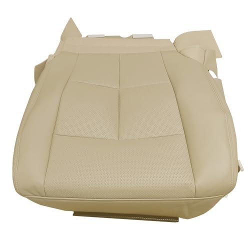 Perforated Leather Seat Cover, Replacement Tan Front Driver Side Driver Bottom