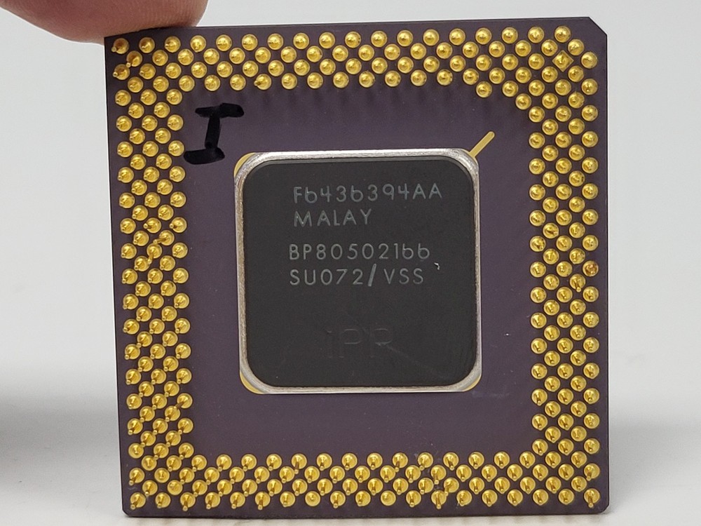 Vintage Intel Pentium BP80502166 CPU 166MHz Processor, Socket 5/7