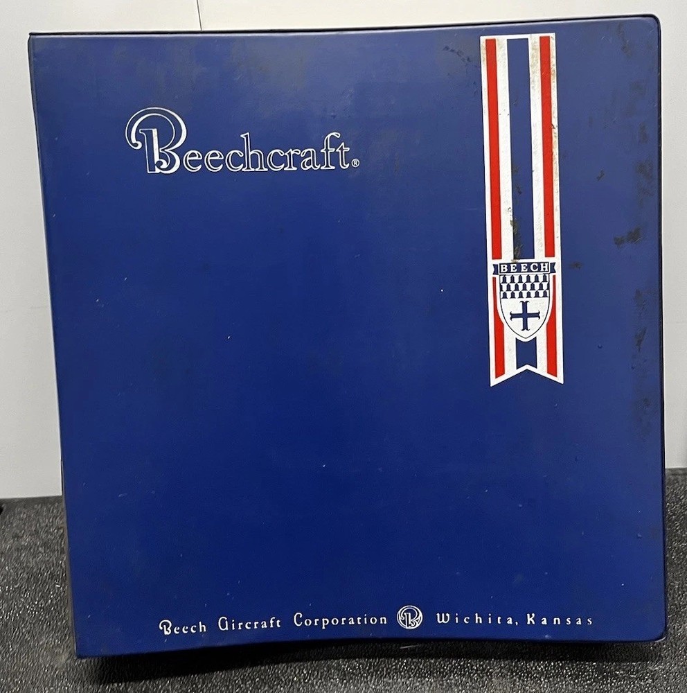 Beechcraft 95 Parts Catalog Original Heavy