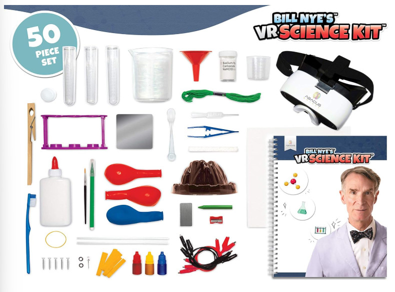 Abacus Bill Nye VR Science Kit Virtual Reality STEM Learning Set for Kids New