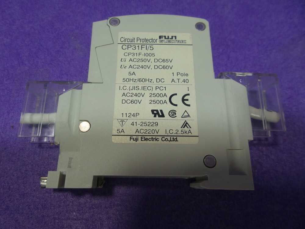 Fuji Electric CP31FI/5 Circuit Protector,USED