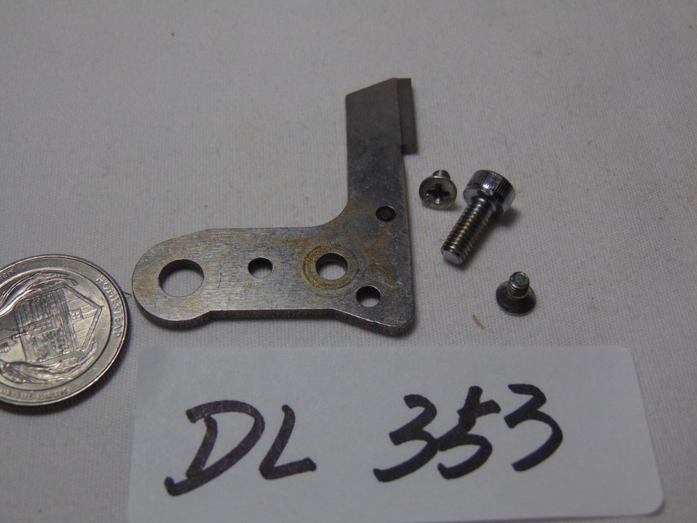 Elna Lock Pro 4 DC Overlock Serger Replacement Part Cutter & Screws Blade