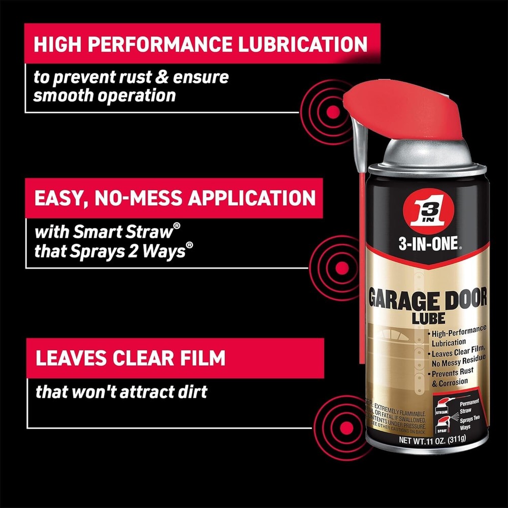 Lube with Smart Straw Spray 11 Oz, Easy Installation, 1PK
