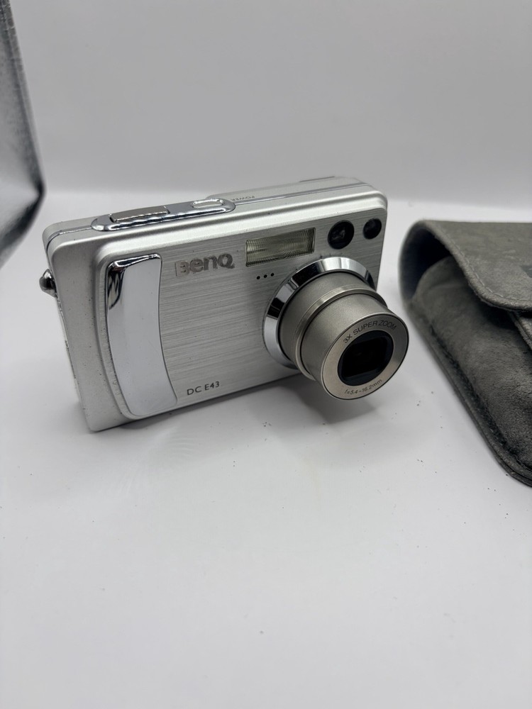 BenQ DC E43 Digital Camera 4MP 3x Optical Zoom Compact Camera Tested Working