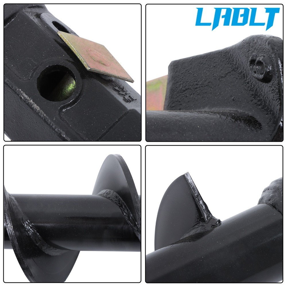 LABLT Auger Bit 6" Diameter 48" Length Skid Steer Post Hole Digger 2" Hex Drive