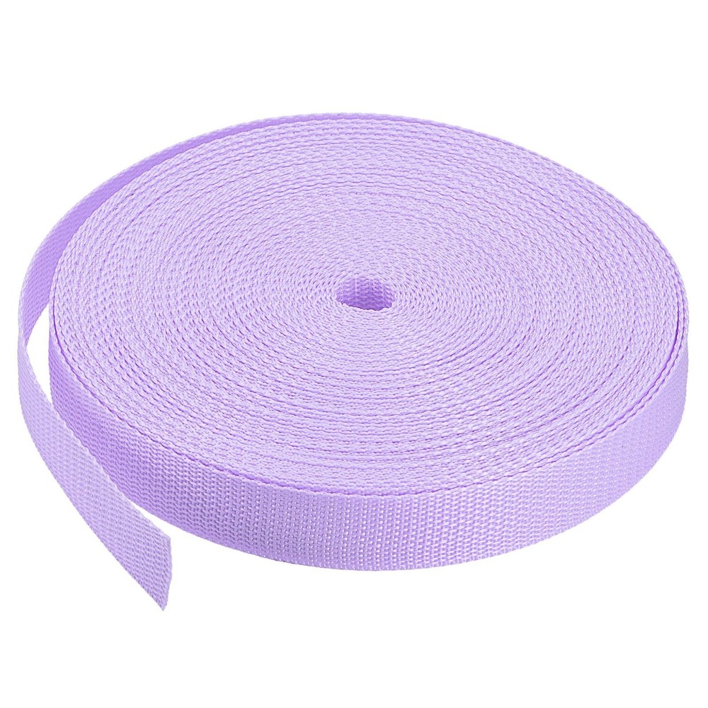 Lightweight Polypropylene Webbing Strap 1" 25 Yards Light Purple Strapping