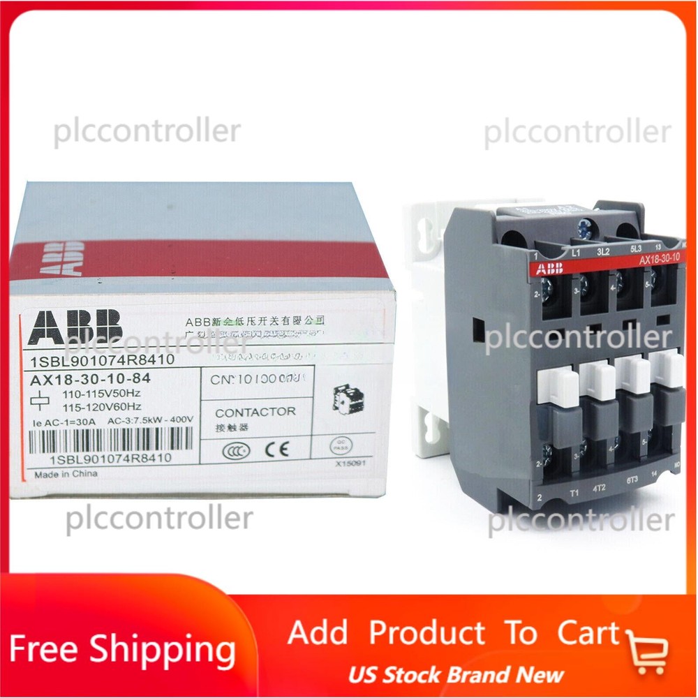 New In Box ABB AX18-30-10-84 AC Contactor 1Pcs