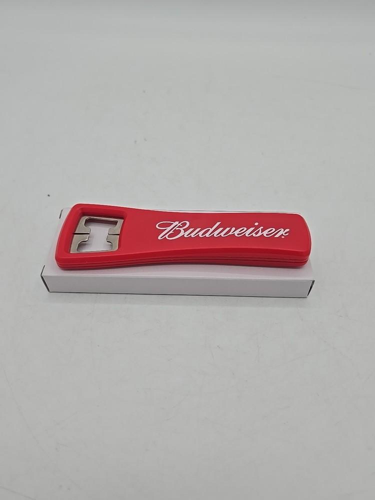 Budweiser Bottle Opener 5.25" Plastic Handle NEW