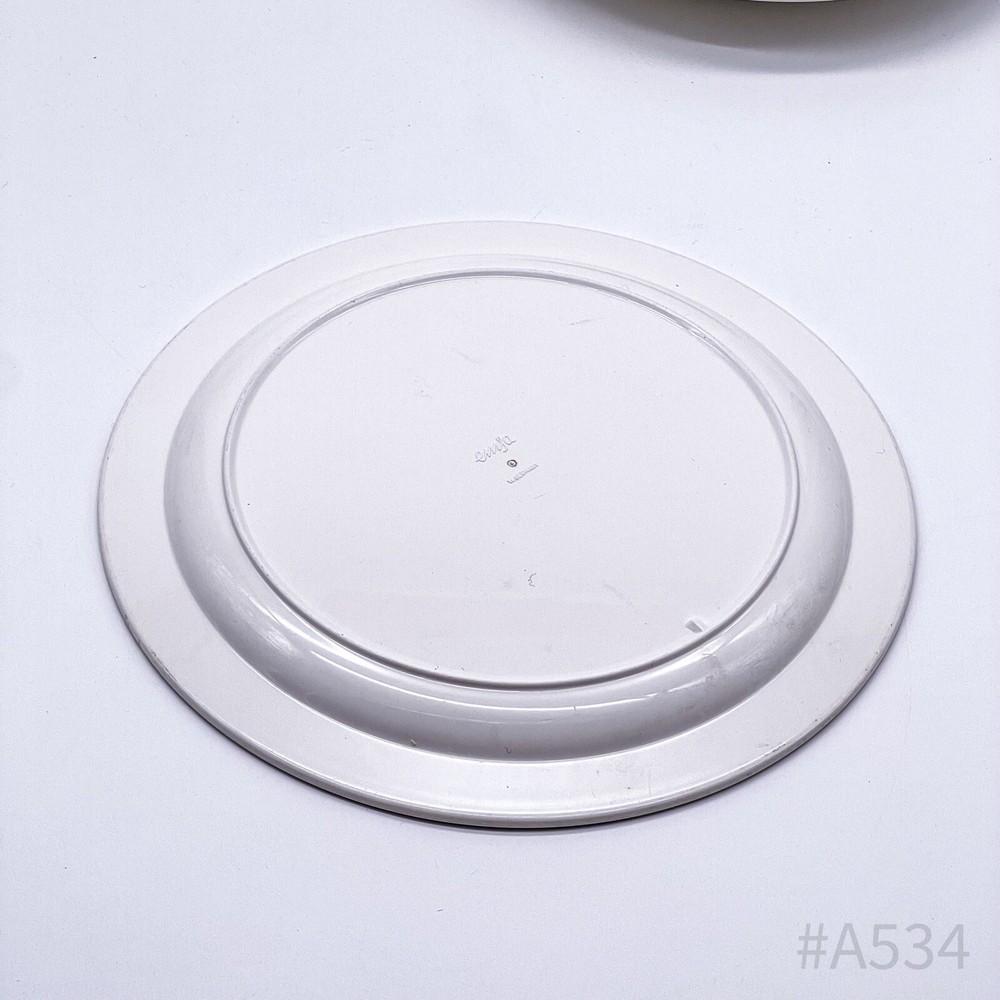 EMSA Plastic Camping Plates W. Germany | Camping Tableware 2 Pieces
