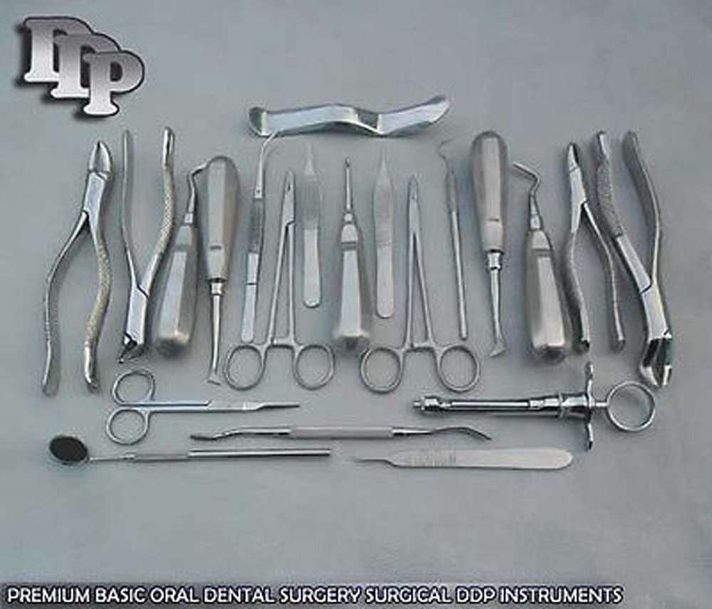 22 PCS PREMIUM BASIC ORAL DENTAL SURGERY SURGICAL INSTRUMENTS DN-562