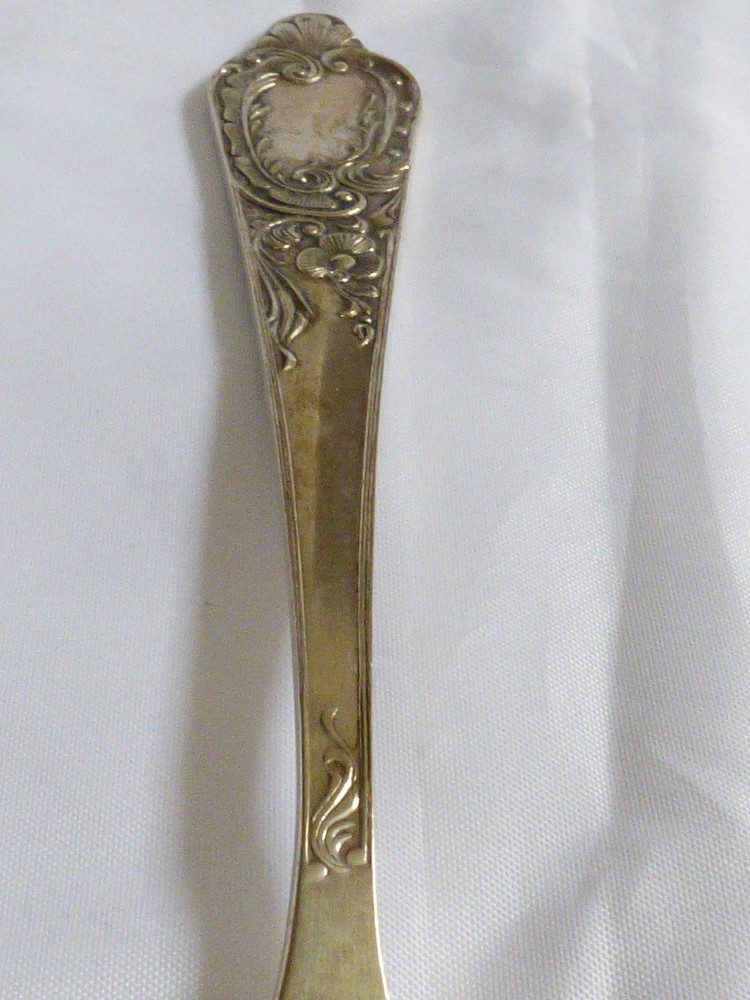 VTG MID CENTURY RUSSIAN 875 SOLID STERLING SILVER CAKE PIE SERVER SERVING PIECE