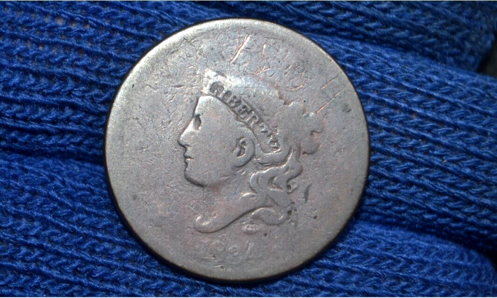 1834 LARGE CENT * Large 8 * Large Stars * Medium Letters * N5 * Entry-Level * R5