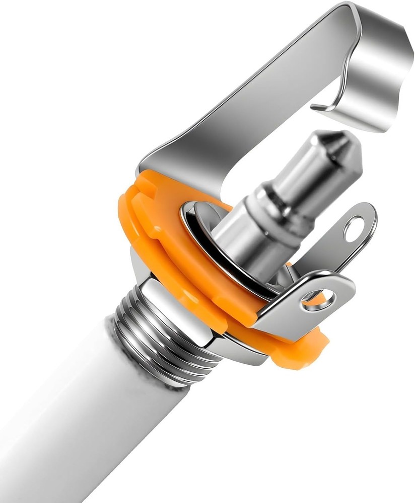 6.35Mm 1/4 Inch Female Mono TS Socket Panel Mount Jack Guitar Input Jack Socket*